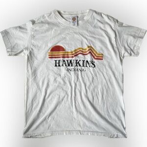 Hawkins Indiana Stranger Things T-Shirts Size Medium